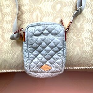 MZwallace silver shoulderbag